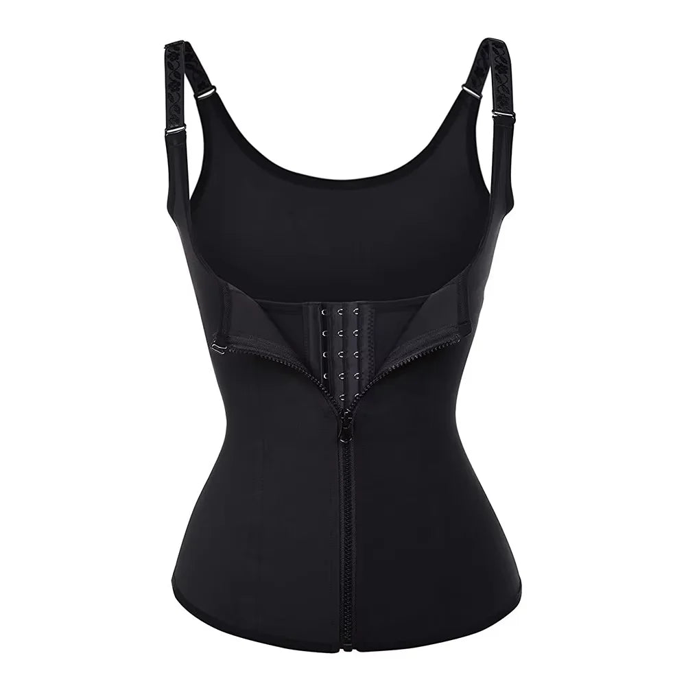 Sweat Waist Trainer Vest Slimming Corsets for Weight Loss Body Shaper Sauna Suits Compression Tank Tops Belly Girdles Shapewear