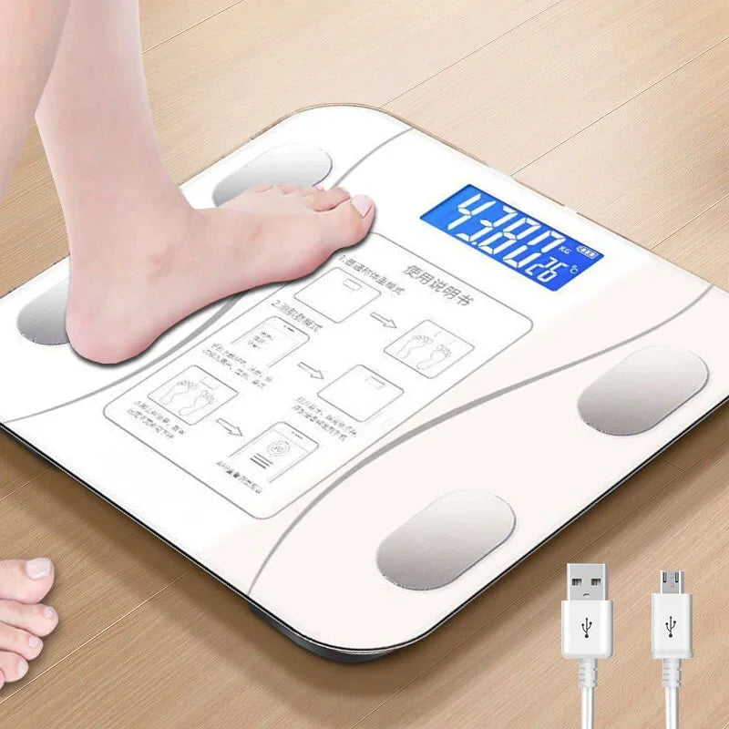 High-Precision Weight Scale for Weight Loss Can Be Connected to Mobile Phone Intelligent and Accurate Bluetooth Body Fat Scale