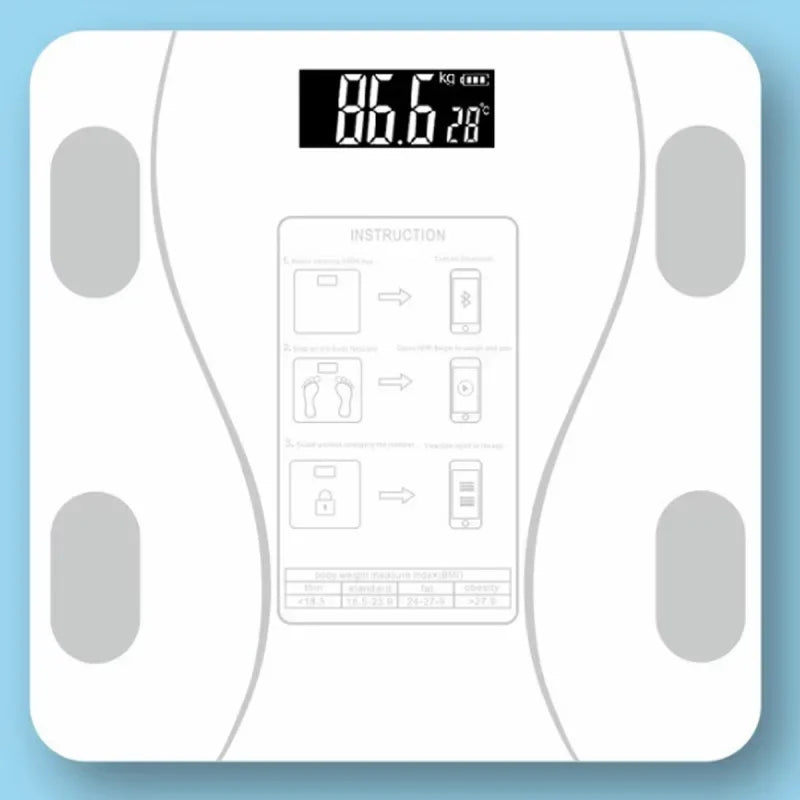 High-precision weight scale for weight loss can be connected to mobile phone intelligent and accurate Bluetooth body fat scale