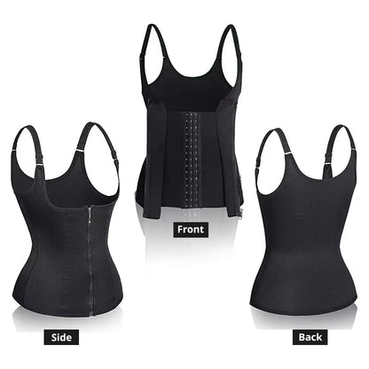 Sweat Waist Trainer Vest Slimming Corsets for Weight Loss Body Shaper Sauna Suits Compression Tank Tops Belly Girdles Shapewear