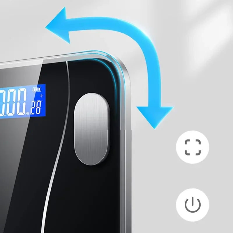 High-Precision Weight Scale for Weight Loss Can Be Connected to Mobile Phone Intelligent and Accurate Bluetooth Body Fat Scale