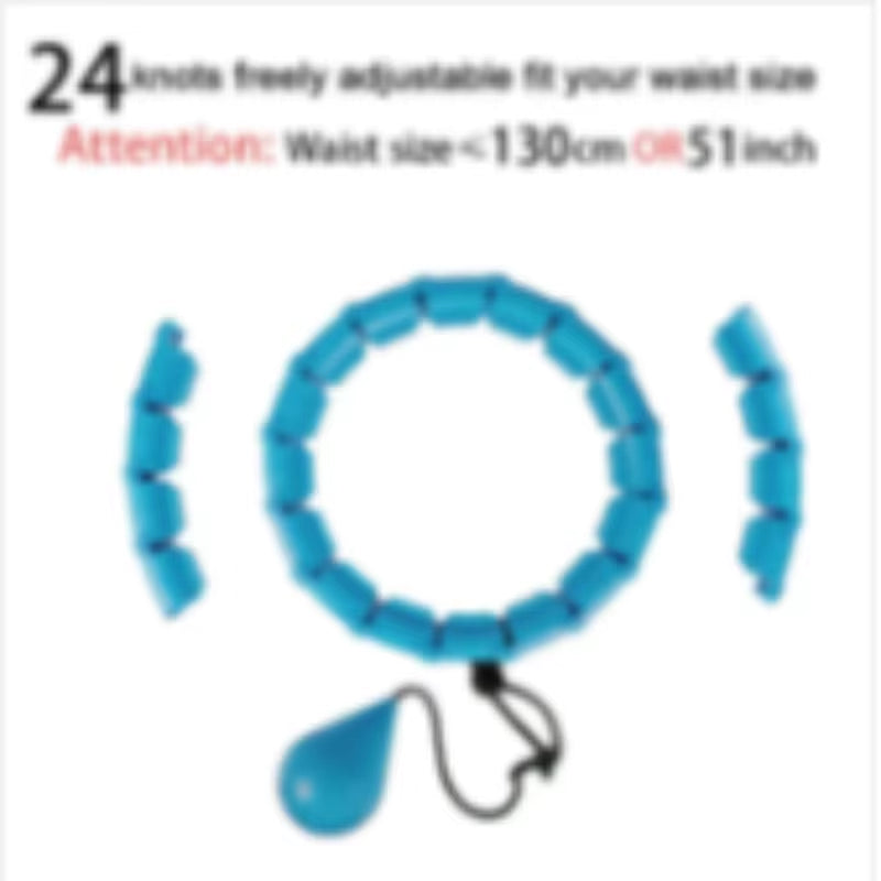 32/24/28 Section Adjustable Sport Hoops Abdominal Waist Exercise Detachable Hoola Massage Fitness Hoop Training Weight Loss