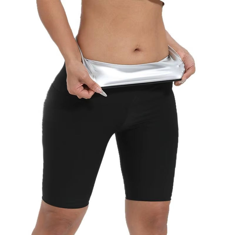 Fat Burning Shorts Compression Leggings Slimming Pants Long Waist Trainer Sweat Hot Thermo Weight Loss Women Trimmer